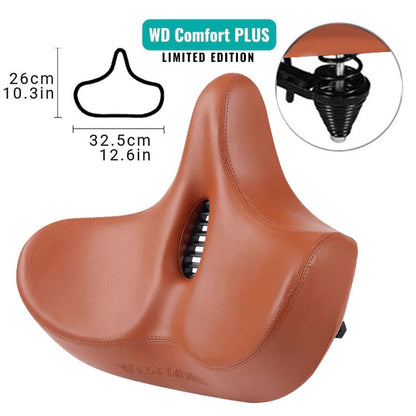 Soft Cushion Extra Wide Bike Seat for Comfortable Rides