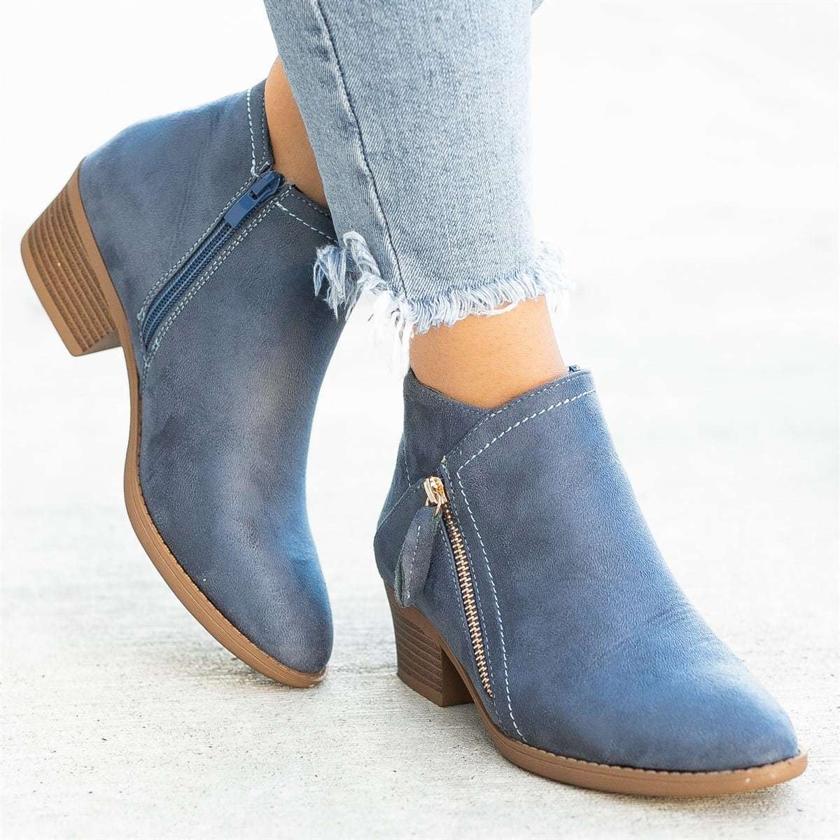 Emma | Black Ankle Boots-2