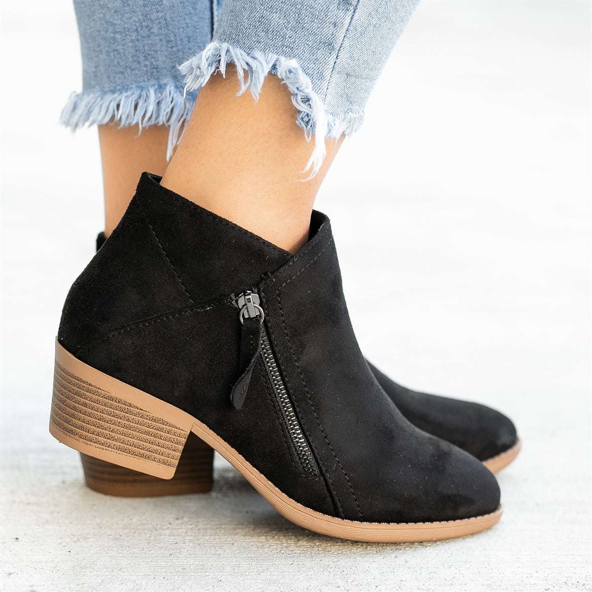 Emma | Black Ankle Boots-4