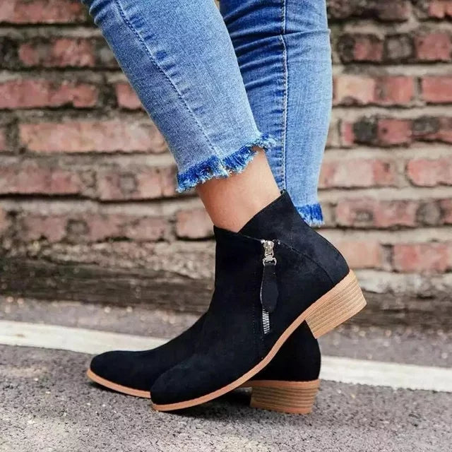 Emma | Black Ankle Boots-5
