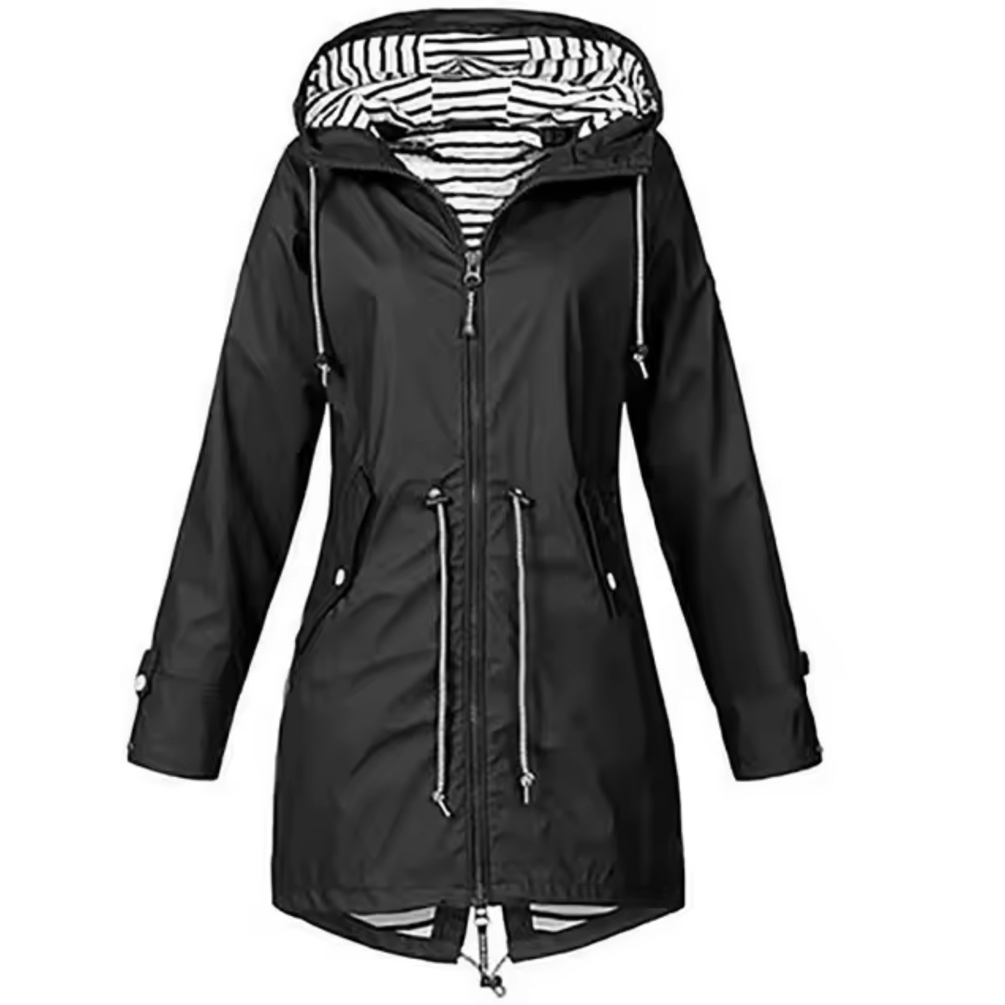 Women's Breathable Rain Coat with Hood - Luxivelle