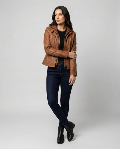 Waterproof Hooded Women's Winter Coat