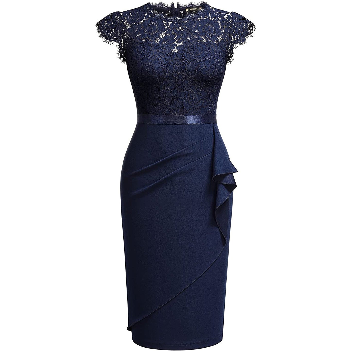 Elegant Women's Formal Short Sleeve Party Dress