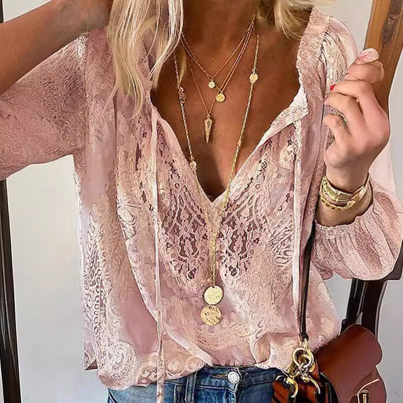 Manuela | Timeless Lace Detail Blouse