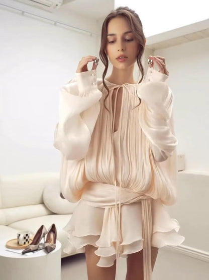 Flowy Chic Silk Blouse
