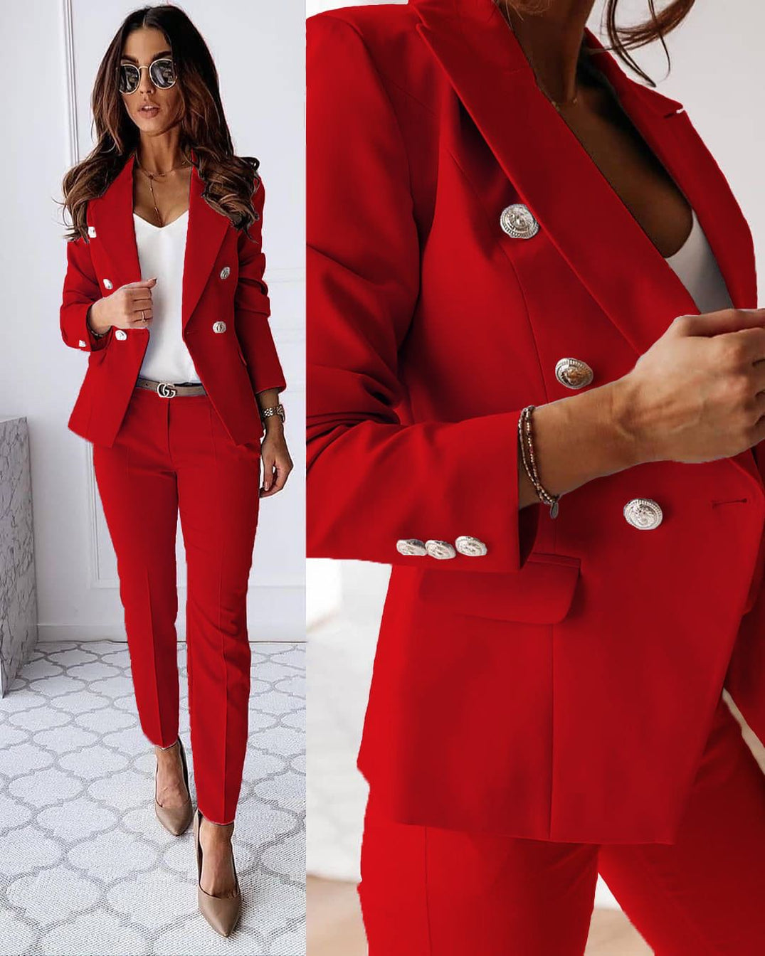 Classic Two Piece Women's Suit Set