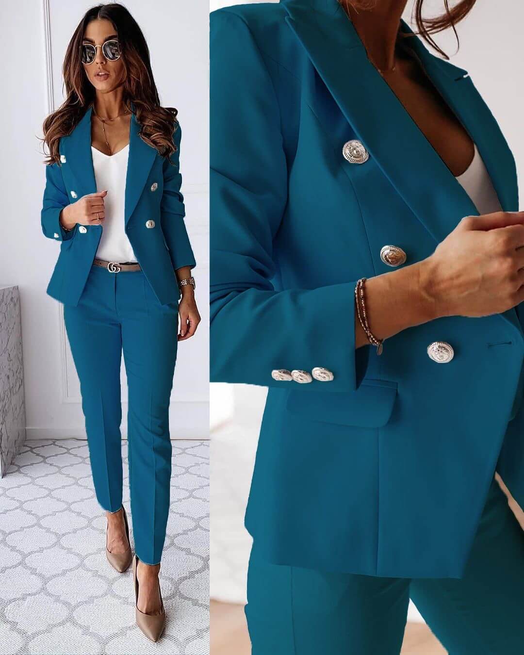 Classic Two Piece Women's Suit Set