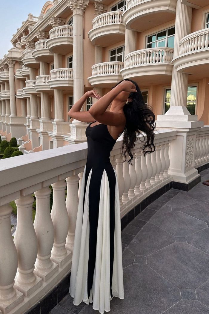 Elegant Long Sleeve Maxi Dress
