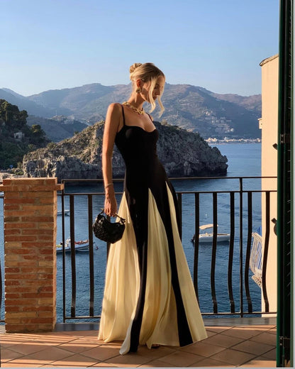 Elegant Long Sleeve Maxi Dress