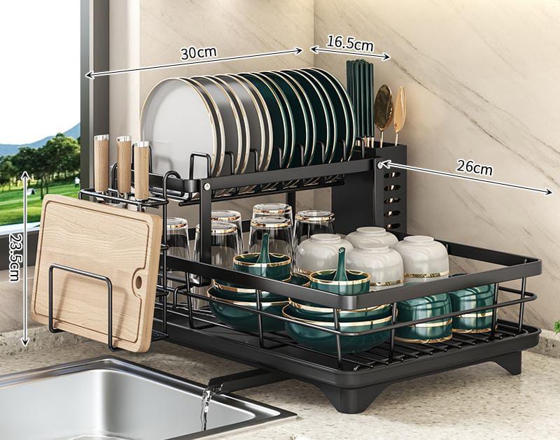 Compact Folding Dish Rack