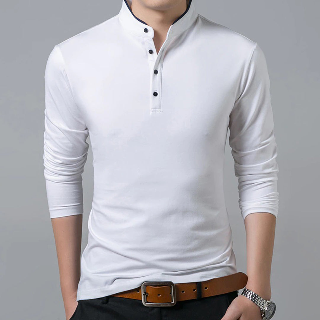 Classic Casual Long Sleeve Button Shirt