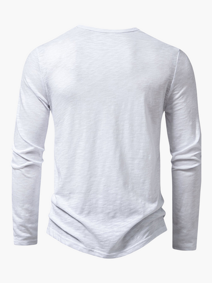 Lightweight Breathable Men's Long Sleeve Casual Tee