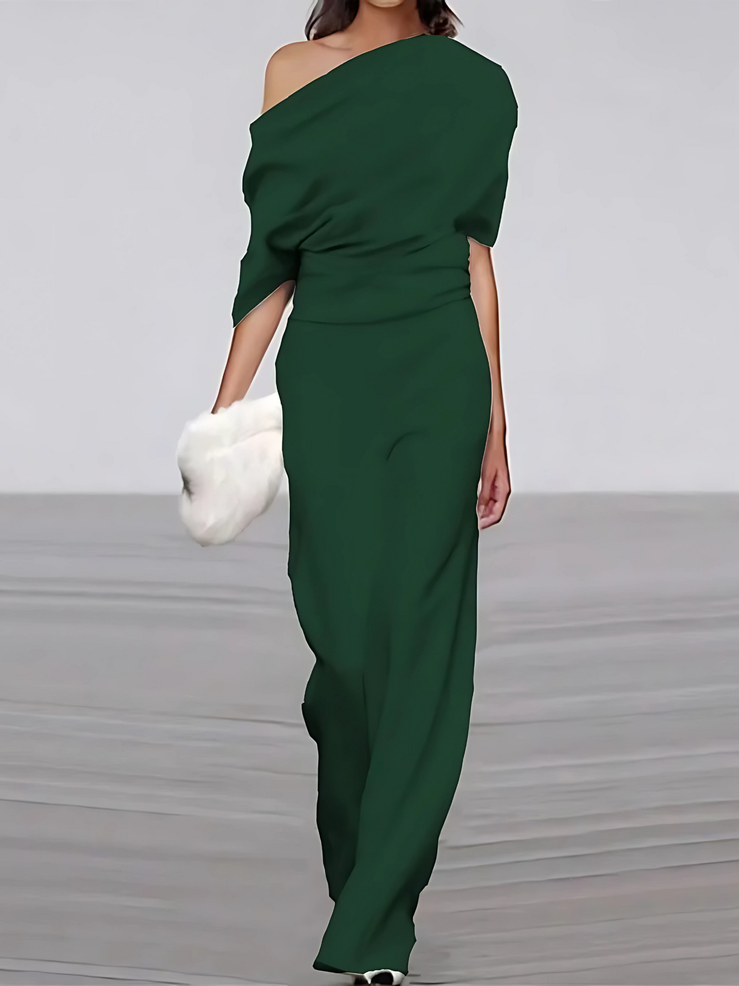 Wide Leg Jumpsuit for Women | Comfortable Fit | Green1