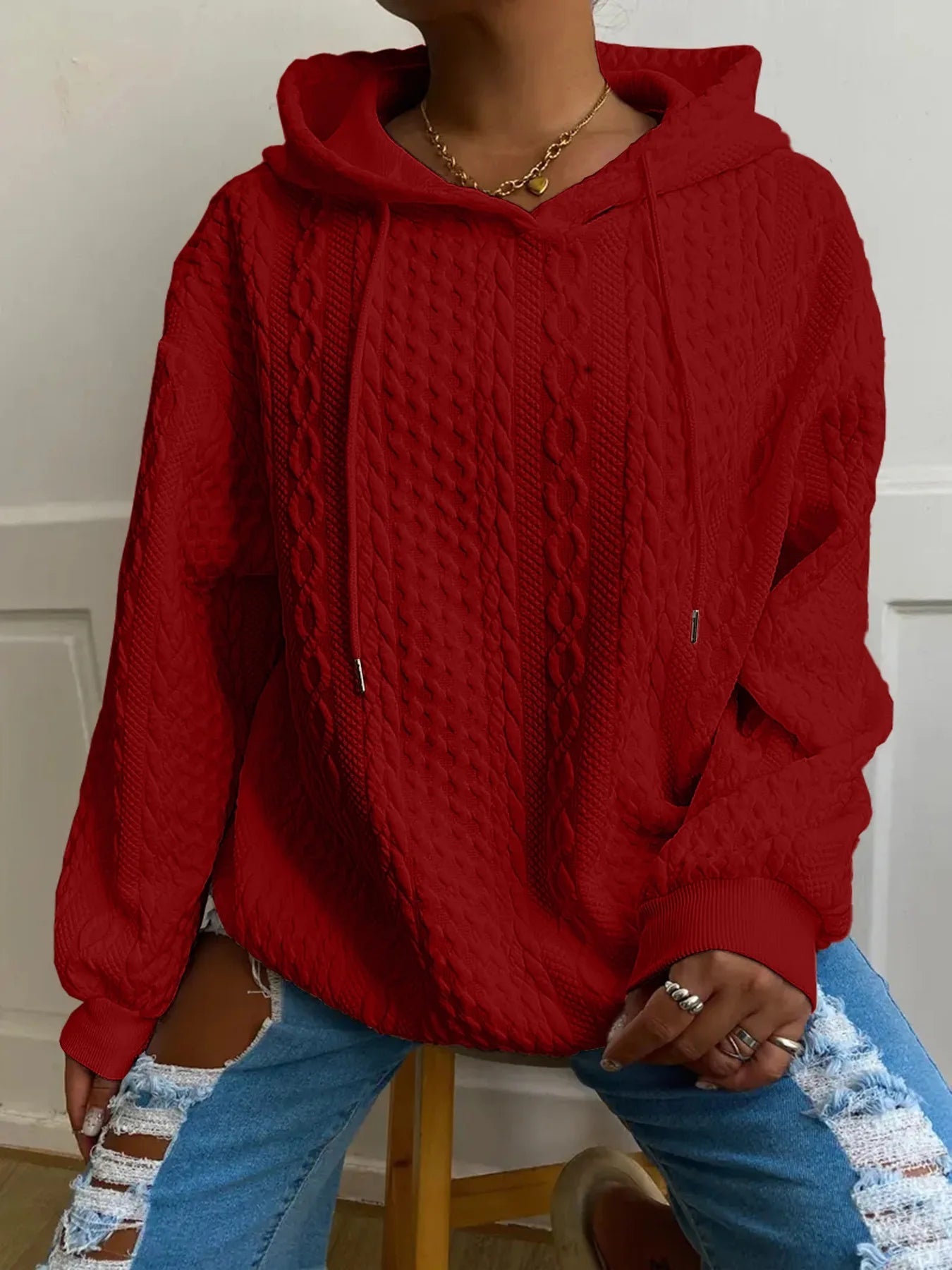 Alexis | Cozy Winter Hooded Sweatshirt