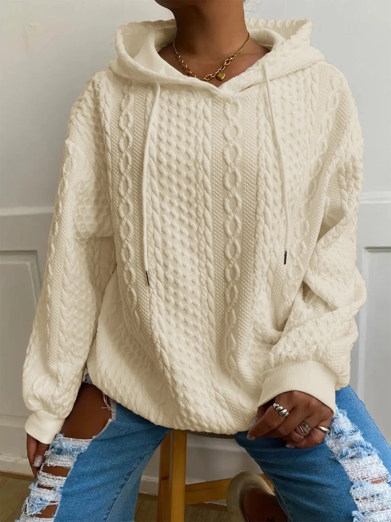 Alexis | Cozy Winter Hooded Sweatshirt