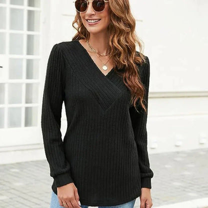 Comfortable Crew Neck Sweater Top