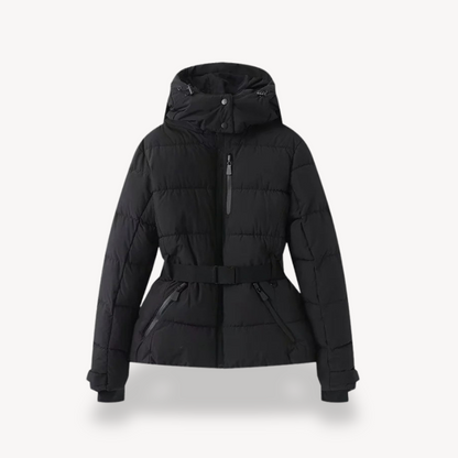 Women's Belted Puffer Jacket 2