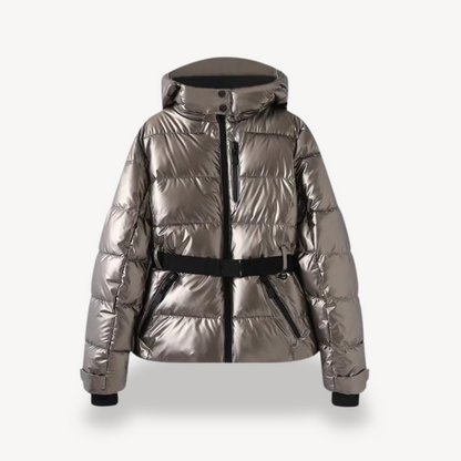 Women's Belted Puffer Jacket 3