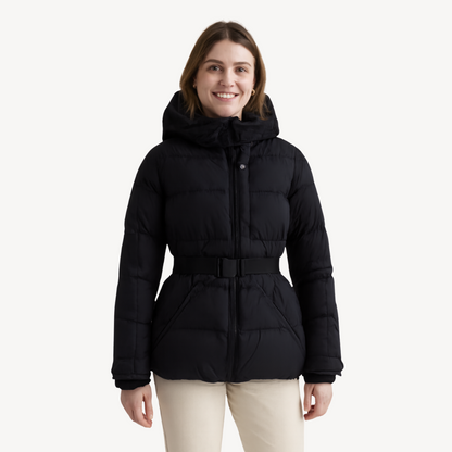 Women's Belted Puffer Jacket 4