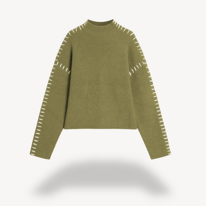 Women's Knit Stitch Detail Sweater 1