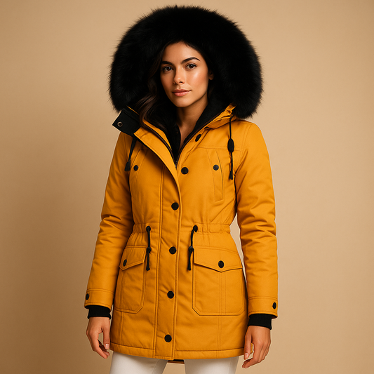 Warm Women's Waterproof Parka Coat - Luxivelle