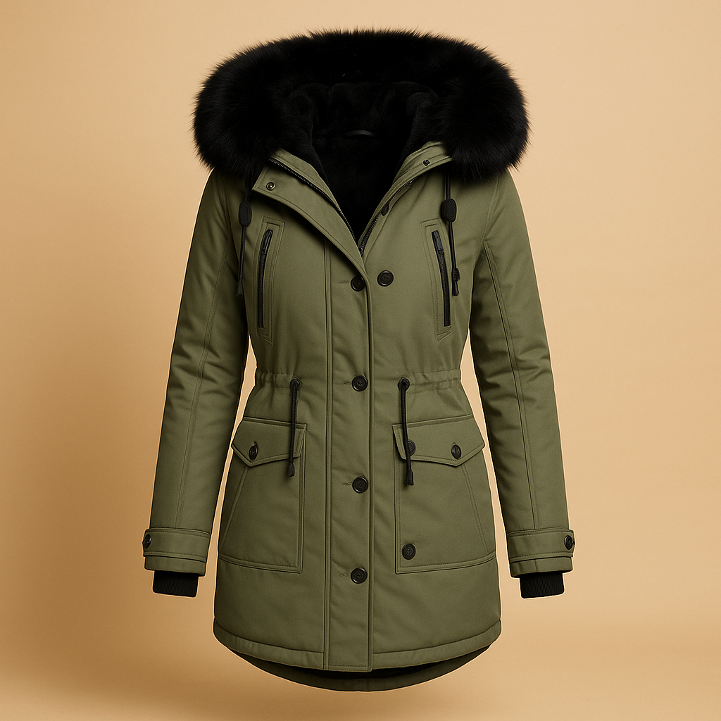Warm Women's Waterproof Parka Coat