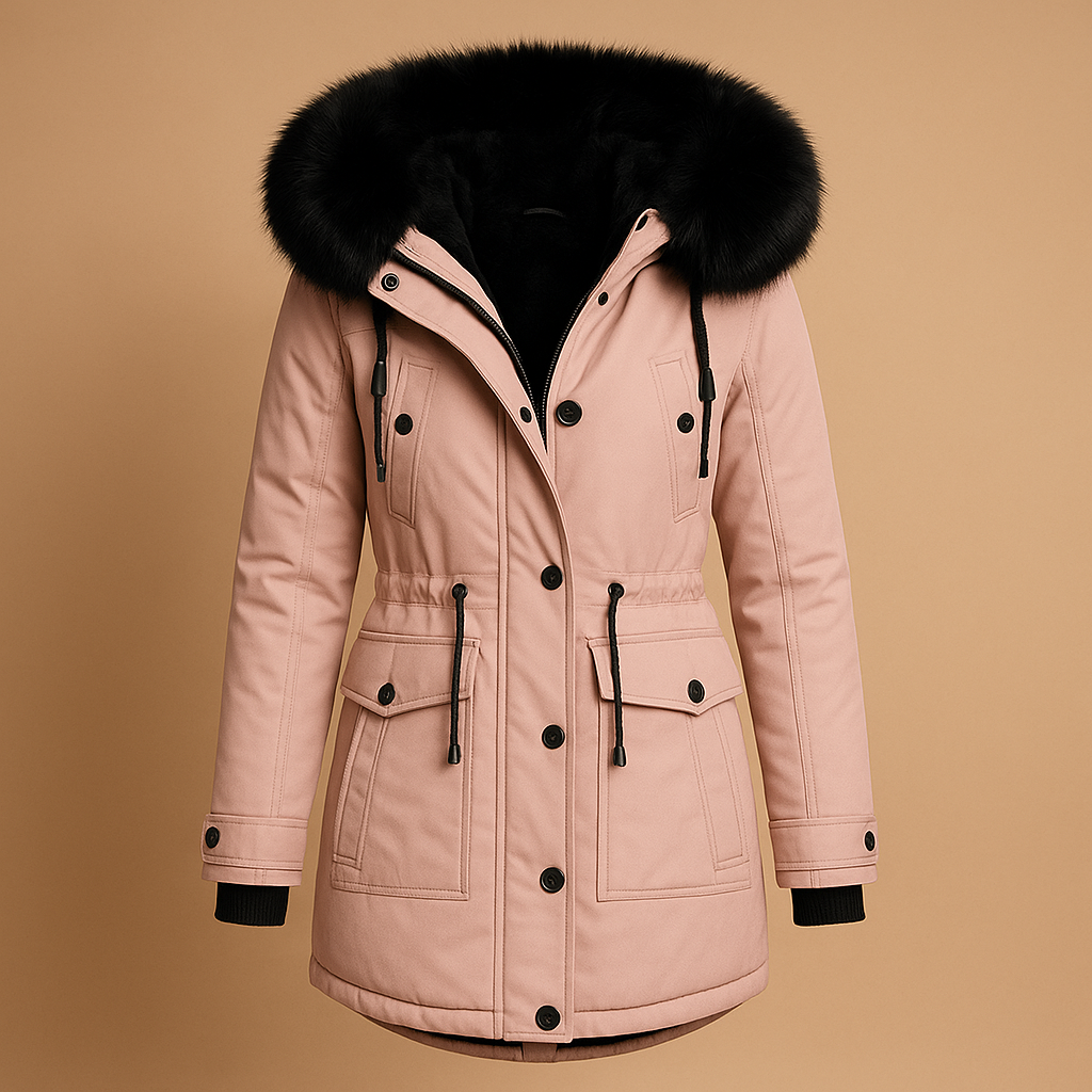 Warm Women's Waterproof Parka Coat