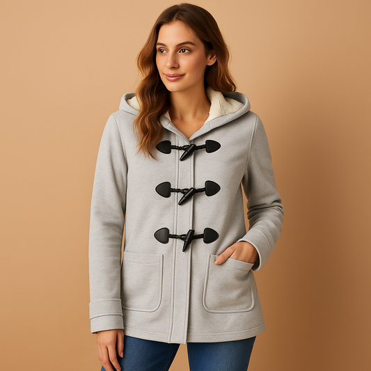 Warm Hooded Women's Parka Coat - Luxivelle
