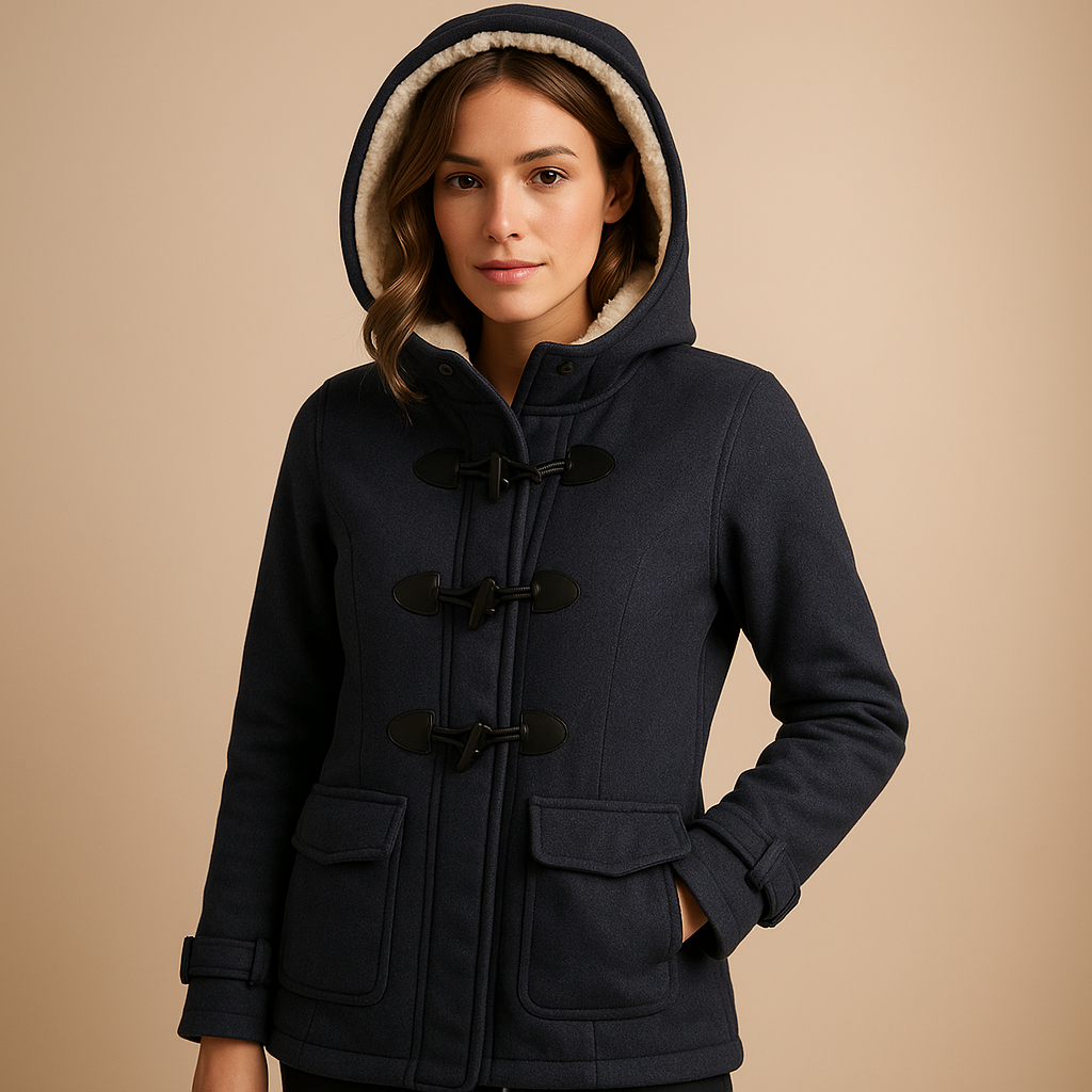 Warm Hooded Women's Parka Coat
