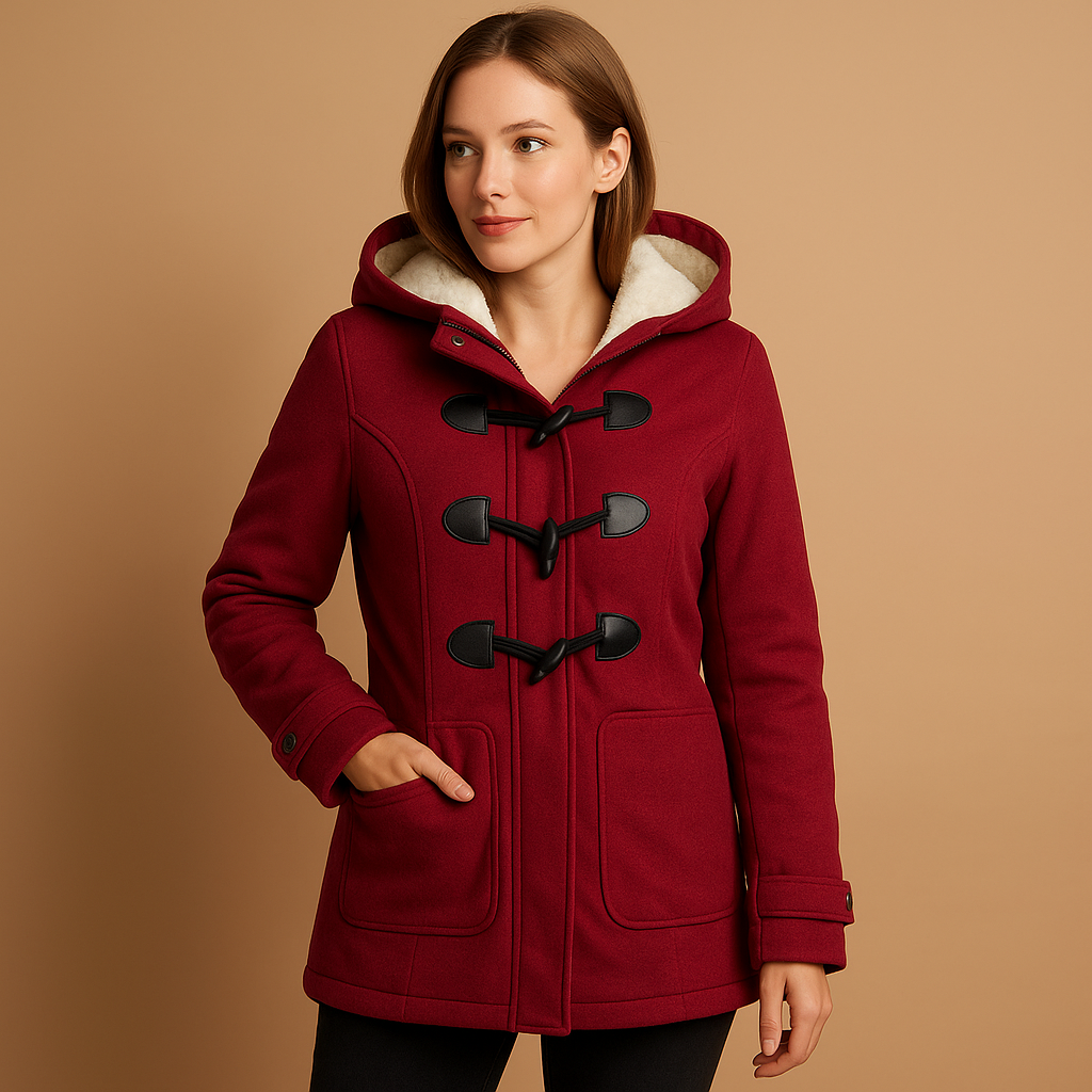 Warm Hooded Women's Parka Coat