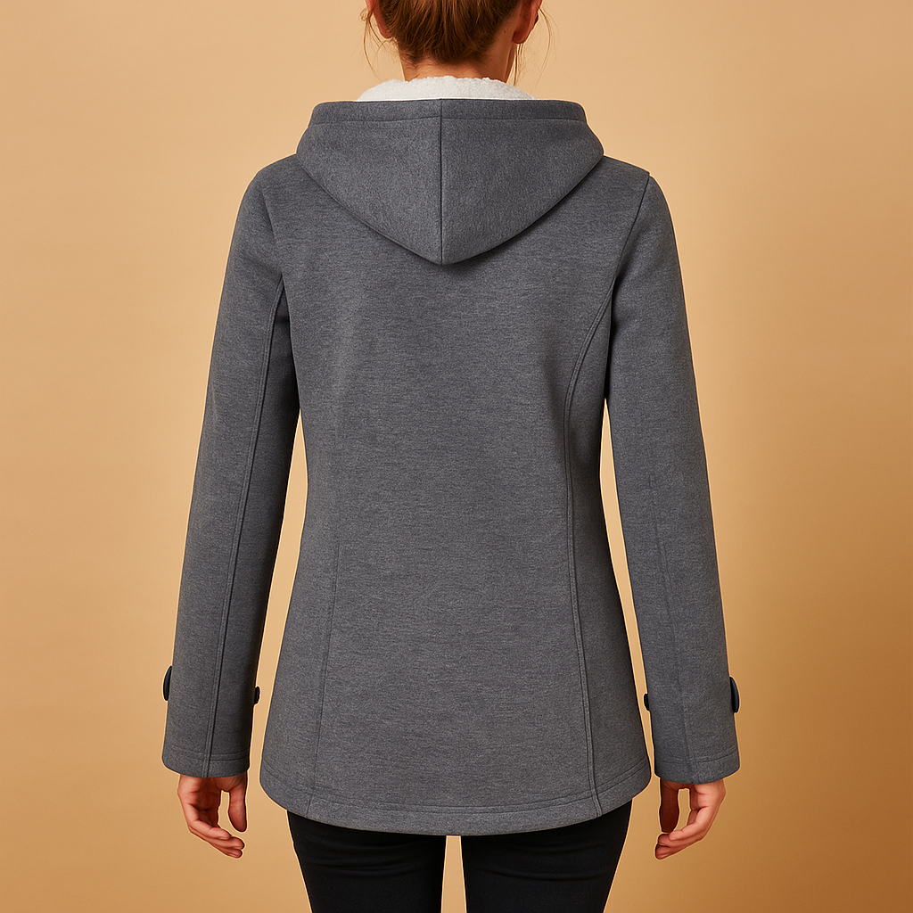 Warm Hooded Women's Parka Coat