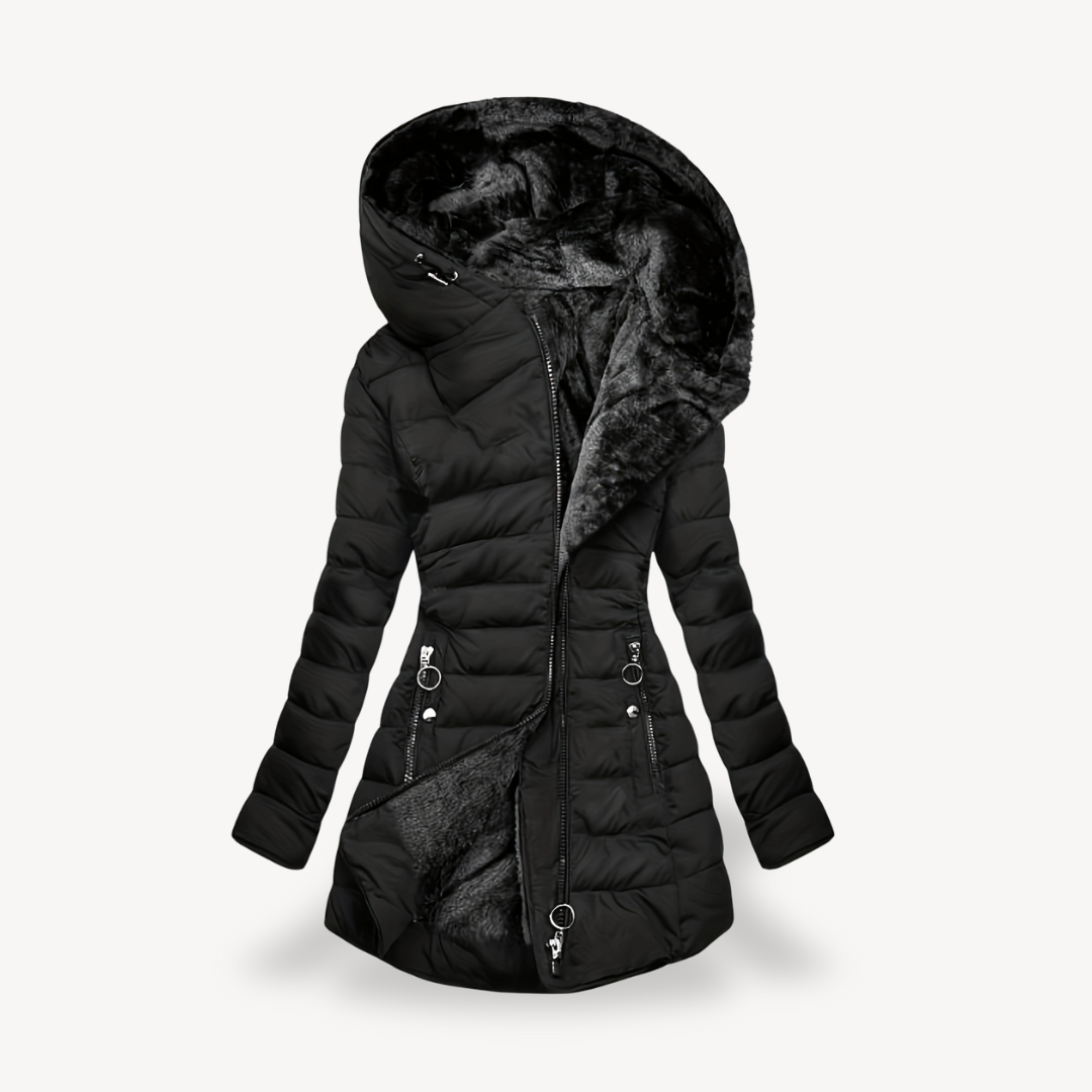 Women’s Puffer Coat with Hood 0