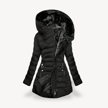 Women’s Puffer Coat with Hood 0