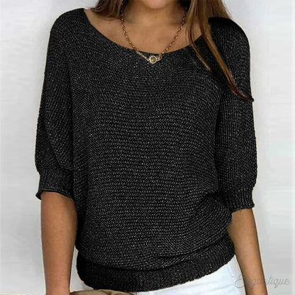 Comfortable Womens Casual Knit Shirt
