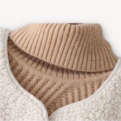 Women's Sherpa Fleece Vest - Soft Plush Sleeveless Jacket with Pockets - Casual Winter Wear 5