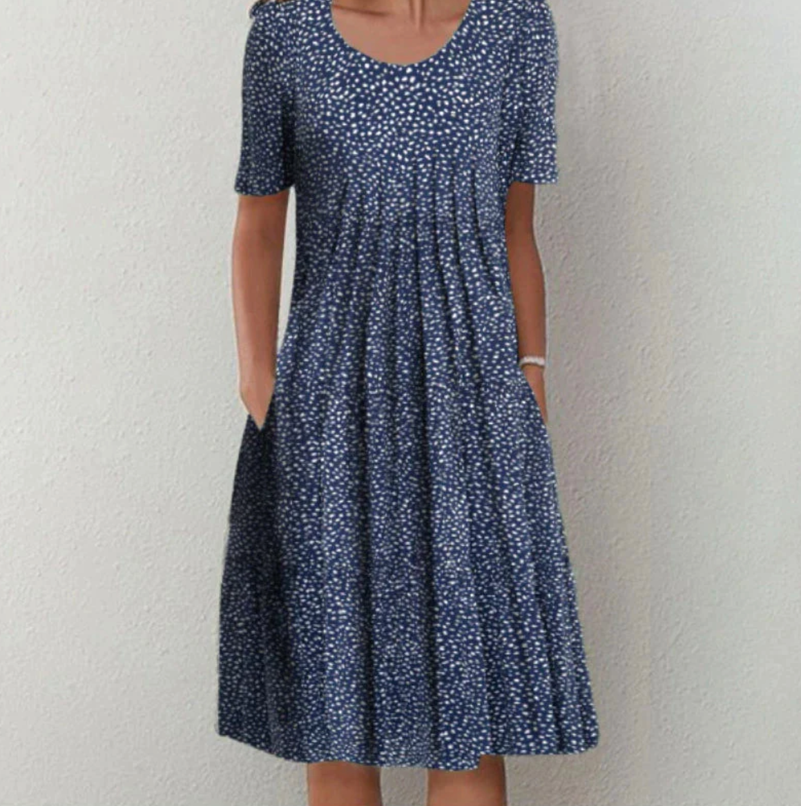 Women's summer dress with pattern | Midi 1