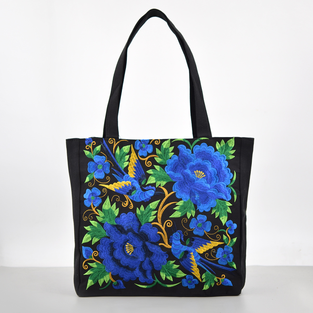 Large Summer Tote Bag Floral Design
