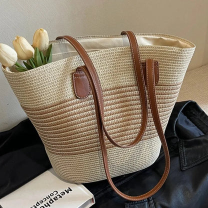 Colorful Summer Stripe Shoulder Bag