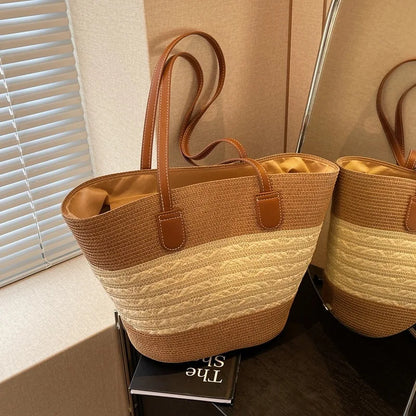 Colorful Summer Stripe Shoulder Bag
