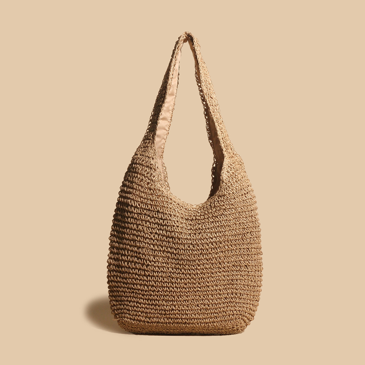 Large Summer Tote Woven Beach Shoulder Bag - Luxivelle
