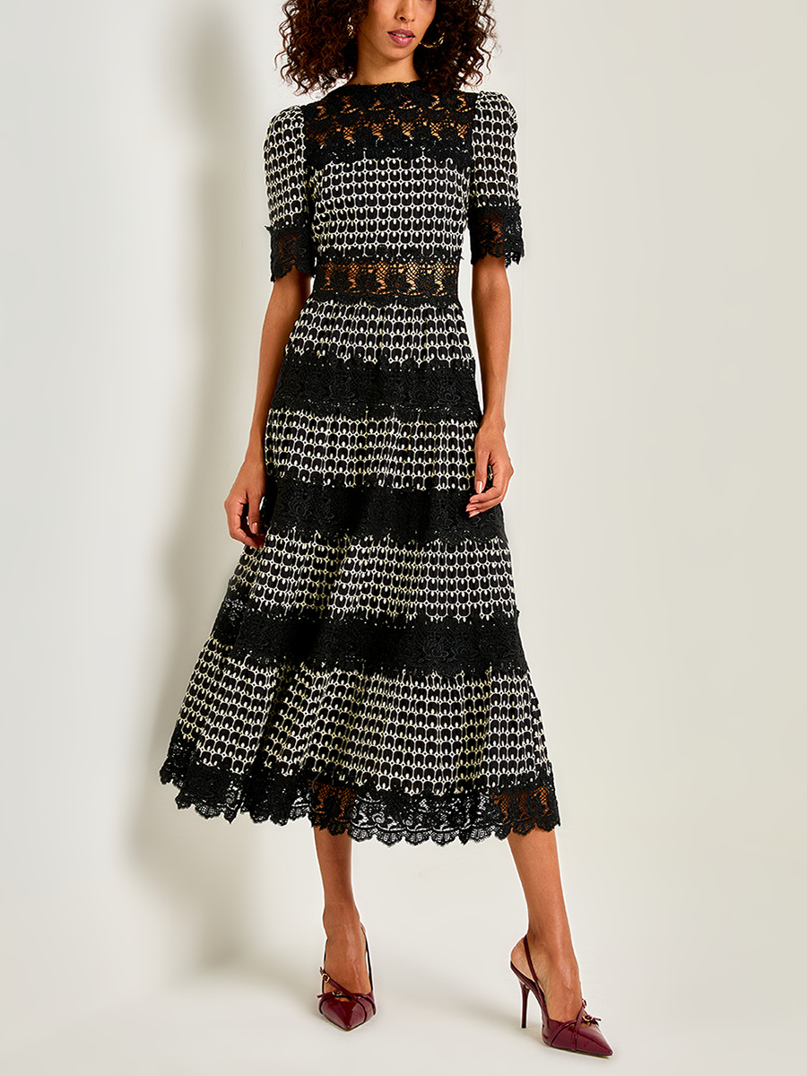 Elegant Long Sleeve Maxi Evening Dress for Women - Luxivelle