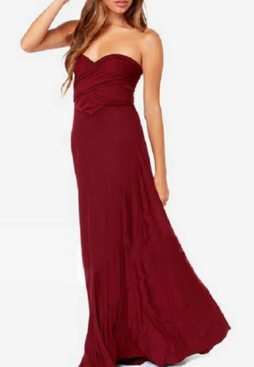 Ladies Long Halter Neck Wedding Dress