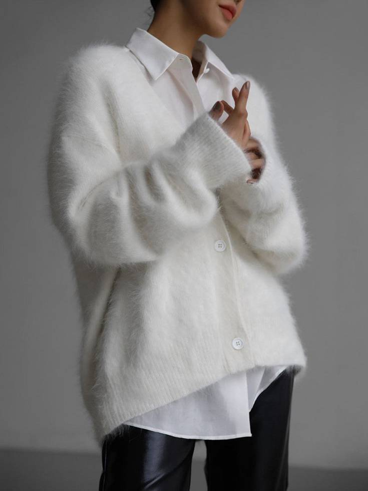 Cozy Women's Open Front Cardigan Sweater