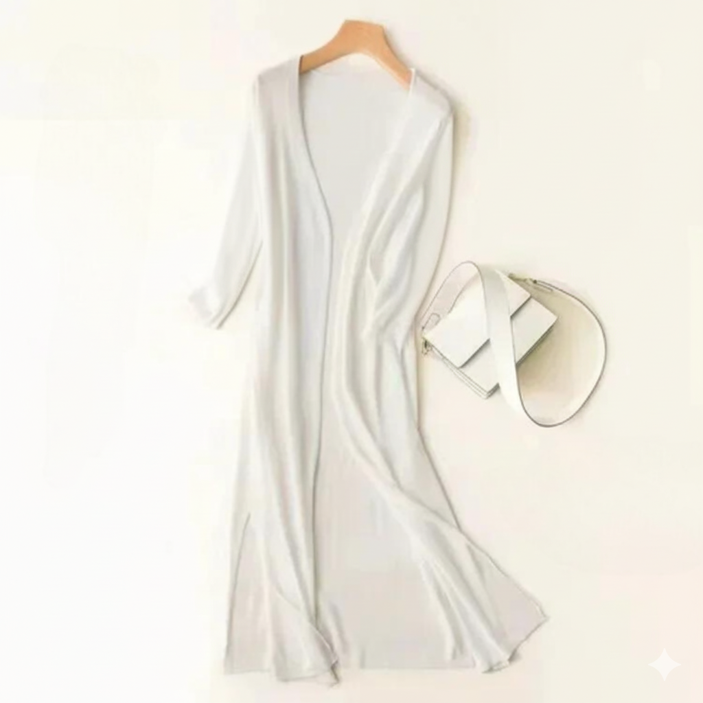 Cozy Women's Open Front Long Cardigan Sweater