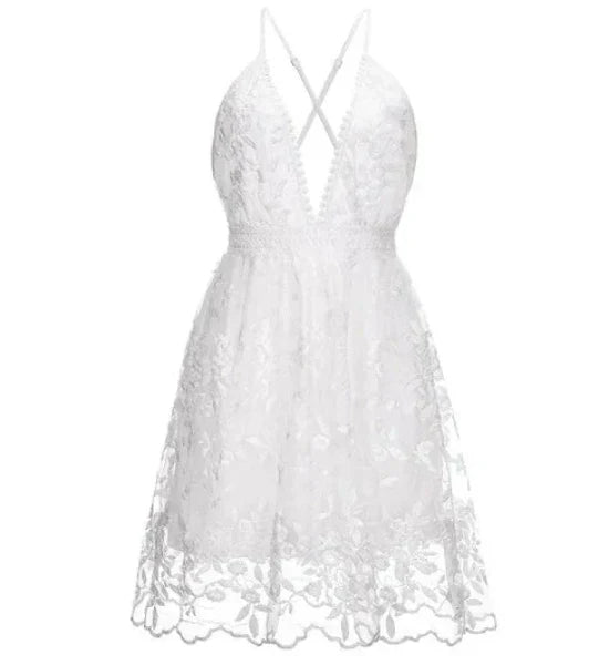 Sexy Summer Halter Mini Dress for Women