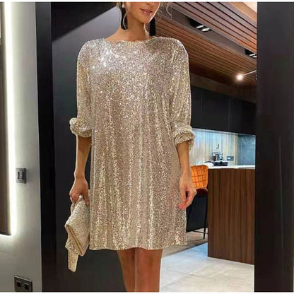 Short Sparkly Party Dress for Women