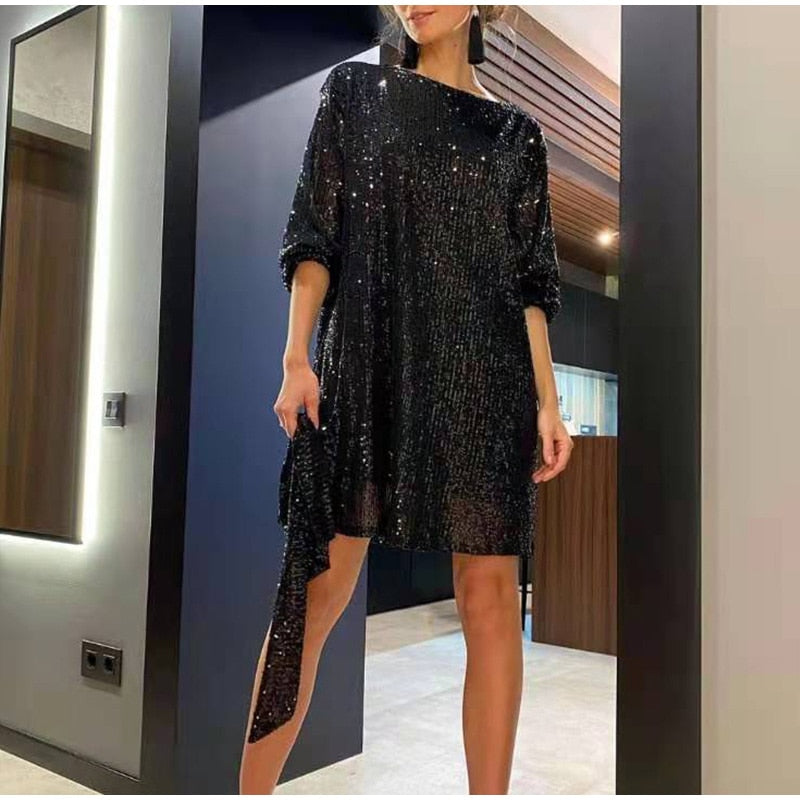 Short Sparkly Party Dress for Women