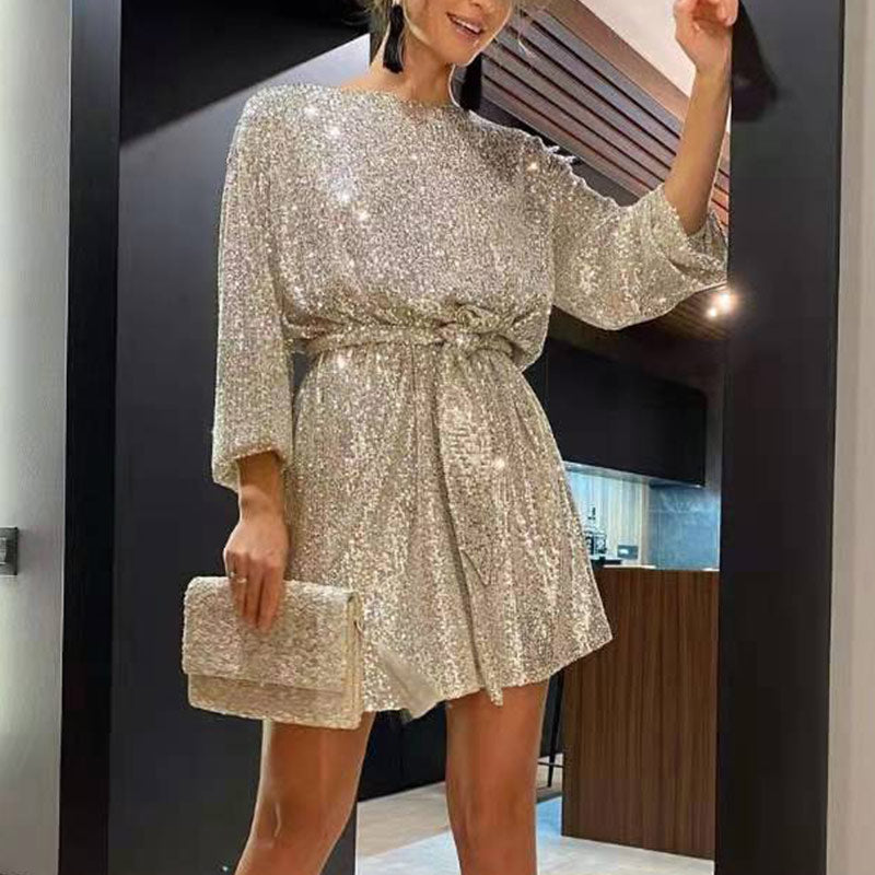 Short Sparkly Party Dress for Women - Luxivelle