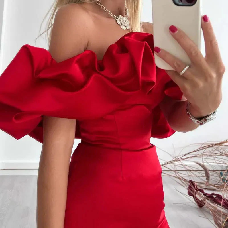Sexy Off The Shoulder Party Dress Mini