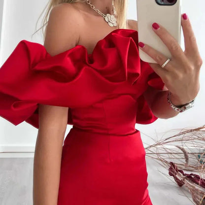 Sexy Off The Shoulder Party Dress Mini